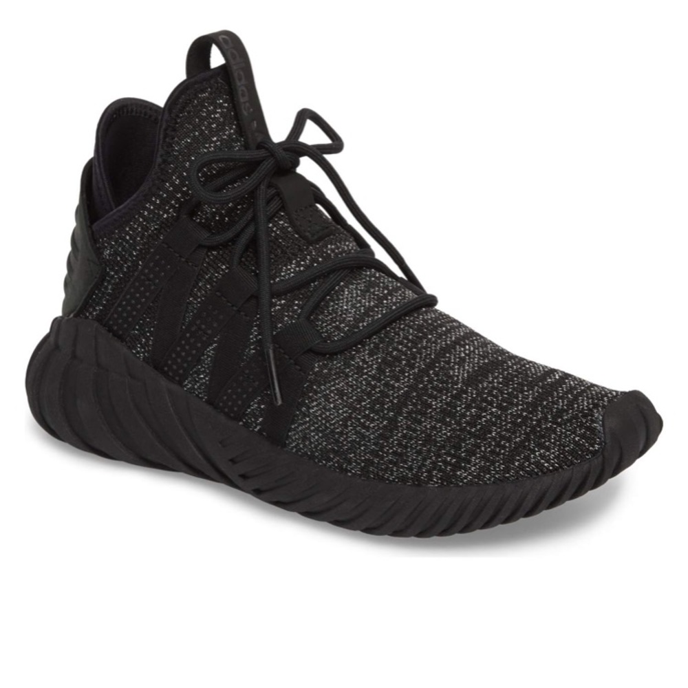 Adidas Tubular Dawn Primeknit Sneaker in Black - Picture 2 of 8